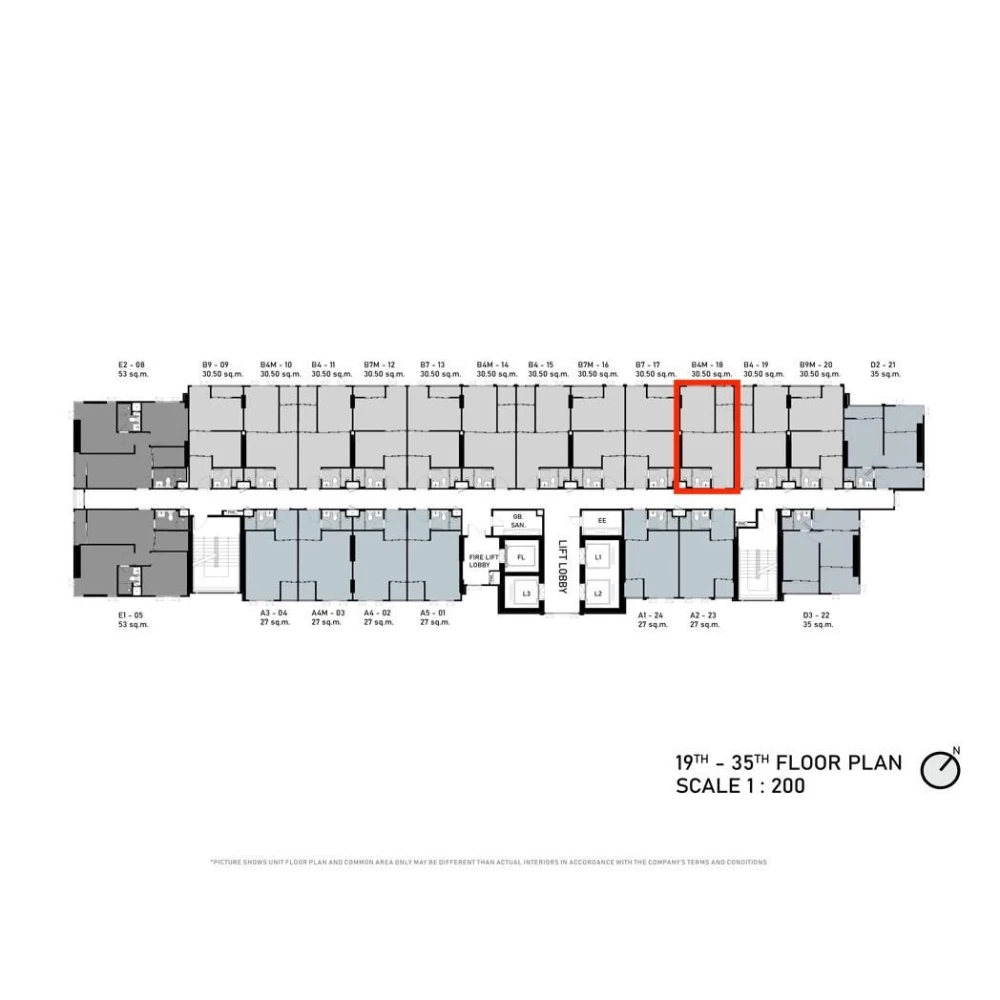 Selling down payment for Aspire Onnut Station, high floor, 26th floor, 1 Bedroom Layout, super cool, hurry up and grab it now!