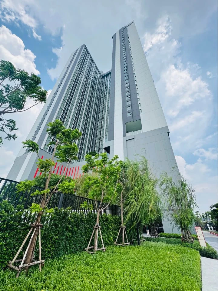 Selling down payment Aspire Sukhumvit - Rama 4, pool view, open view, not hot, separate kitchen, room number total 8, very good, live there and get ri