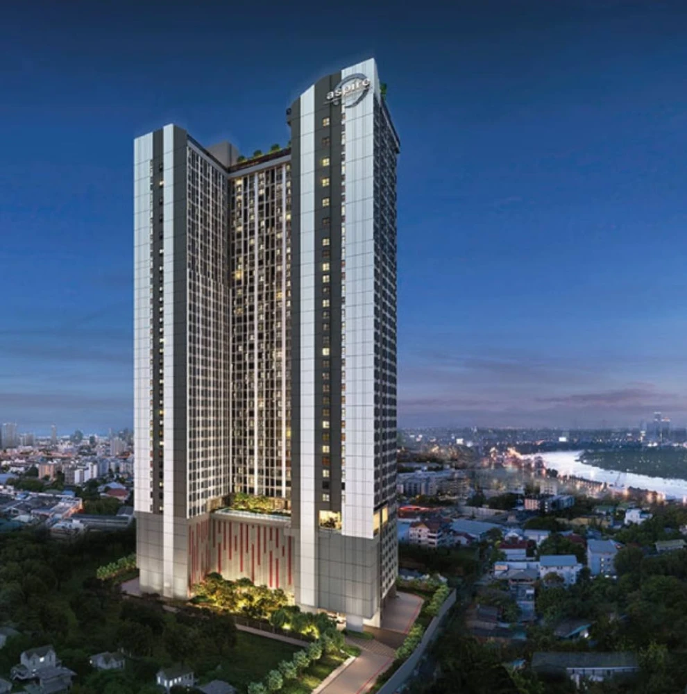 Selling down payment Aspire Sukhumvit – Rama4, beautiful studio room, not next to the elevator, 19th floor, high view, good price, reserve now.