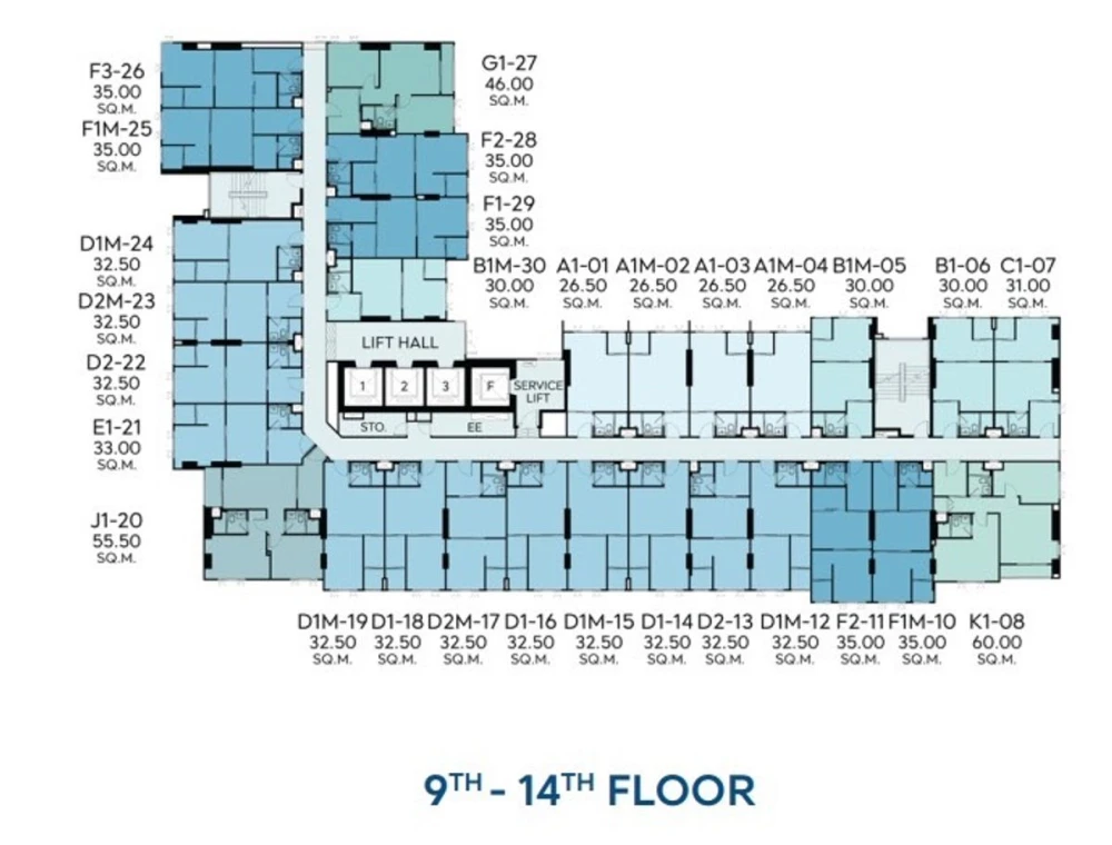 Down payment sale for ASPIRE Vibha-Victory, 14th floor, good project, great location, reserve now, don't miss out, hurry!