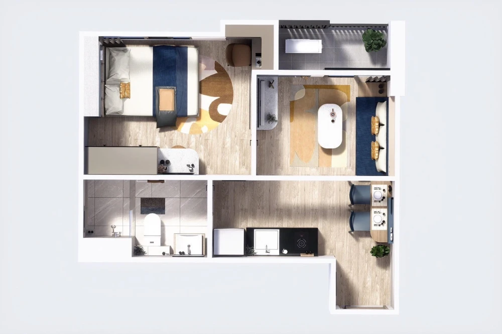 Selling a Brix Pracha Uthit condo unit. The floor plan is well-defined, and includes freebies from the developer. Grab it while you can!