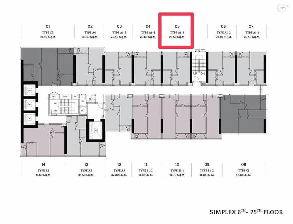 Selling down payment for Cloud Residences Sukhumvit 23, room 29.5 sqm, Floor 9, great location, great room plan, interested in owning, reserve now!