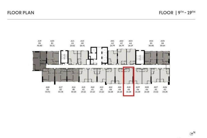Down payment sale for COBE Kaset Sripatum, 18th floor, open view, nice project, if interested, hurry and buy now, urgent.
