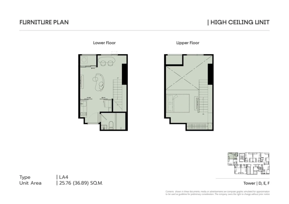 Down payment sale for COBE Ratchada Rama 9, 26th floor, beautiful view, good project, worth living in, reserve now, urgent.