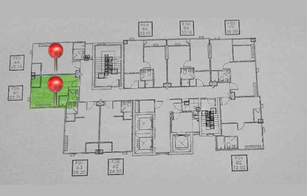 Down payment sale COBE RATCHADA RAMA 9, Building F, 7th floor, corner room, very private, reserve now.