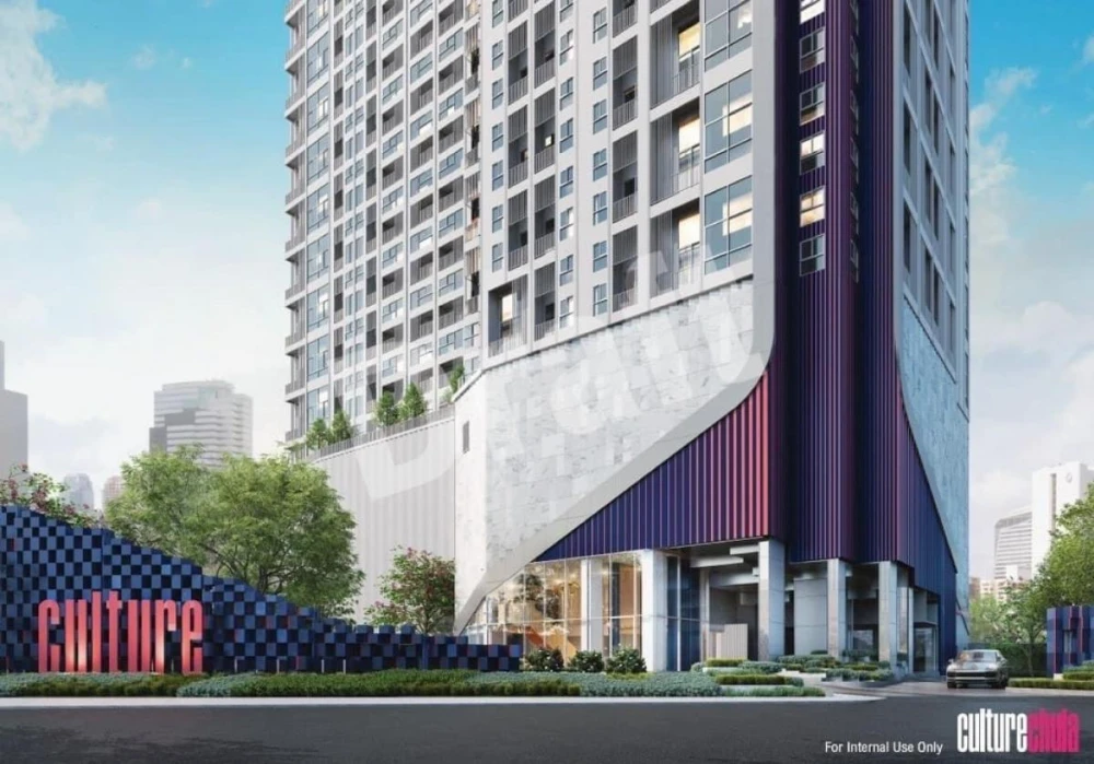 Down payment for sale, Culture Chula, 24th floor, garden view, good project, worth living in, reserve now, urgent.