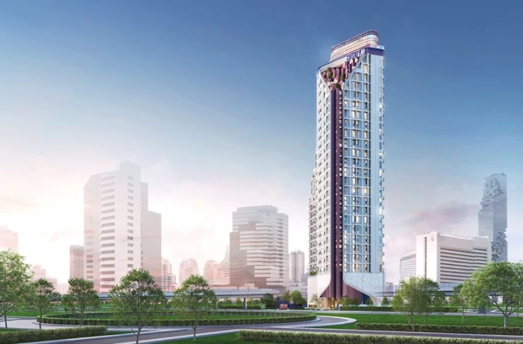 Selling down payment for Culture Chula, 2 bedrooms, 2 bathrooms, 11th floor, comes with a great price, I tell you, you must not miss it.