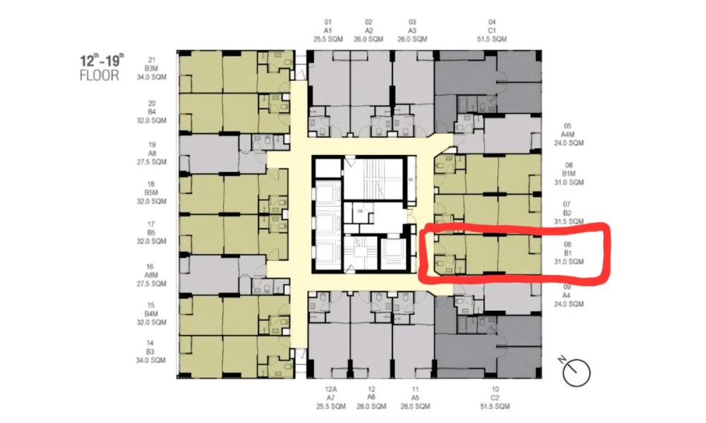 Down payment sale for Culture Thonglor, a lovely room, great location, great common area, comes with complete facilities, don't miss it!