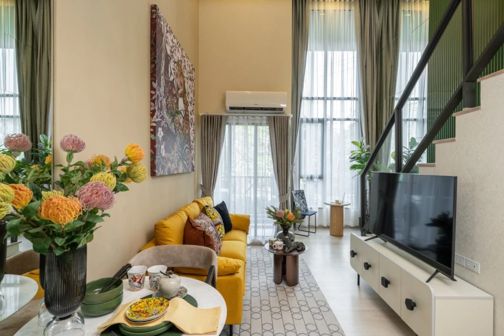 Down payment sale FLO by Sansiri, 20th floor, Duplex room, good project, good location, reserve now, urgent!