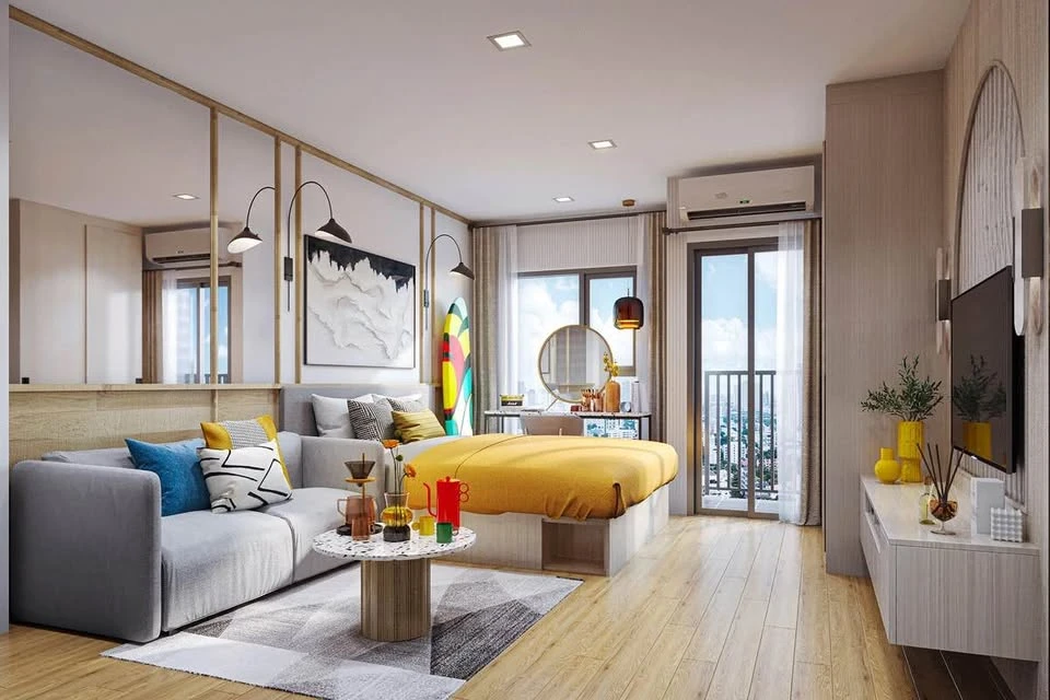 Selling down payment FLO By Sansiri 1 bedroom, 1 bathroom, size 29 square meters, 7th floor, great location, if you don't reserve, you'll really miss