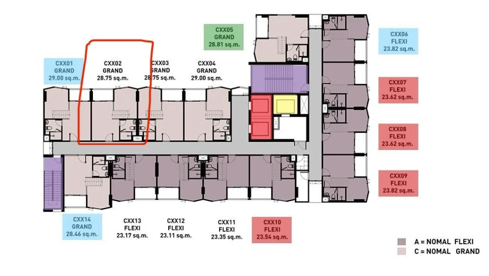 Down payment sale for Landmark at Kasetsart TSH Station. Good project, great location. Hurry and reserve now!
