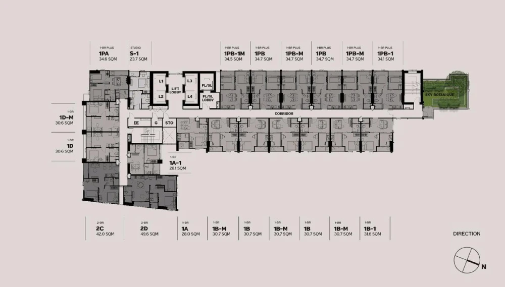 Down payment sale for Metris District Ladprao, 29th floor, good project, good location, reserve now, don't delay.