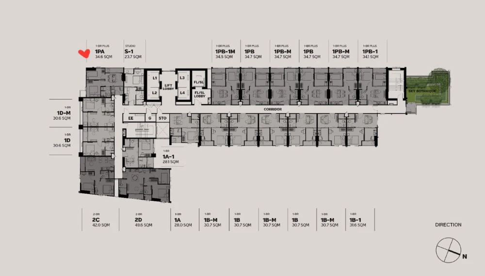 Down payment sale for Metris District Ladprao, 29th floor, good project, complete common areas, interested, reserve now.
