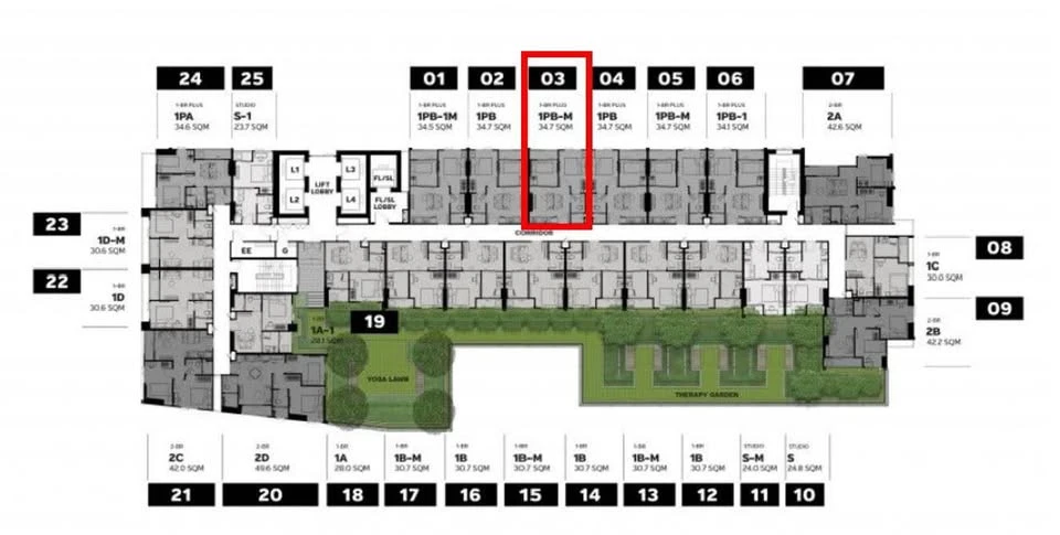 Selling down payment Metris District Ladprao, 1 Bedroom Plus room, city view, no blocked view, pets allowed, must reserve