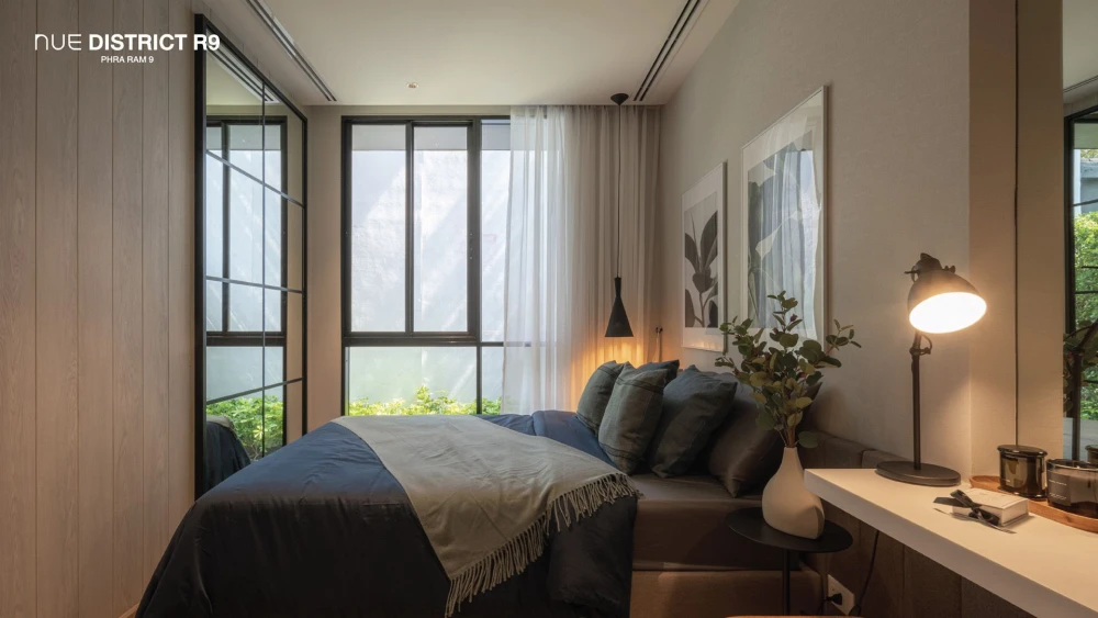 Down payment sale NUE District R9 1 bedroom, 1 bathroom, kitchen attached to balcony, 2.6 meter high ceiling, reserve now.