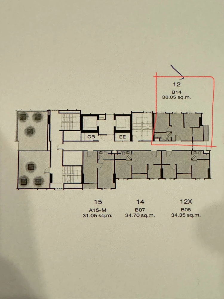 Selling down payment NUE RIVEREST Ratburana, good condo, river view, complete common area, book now, don't wait.