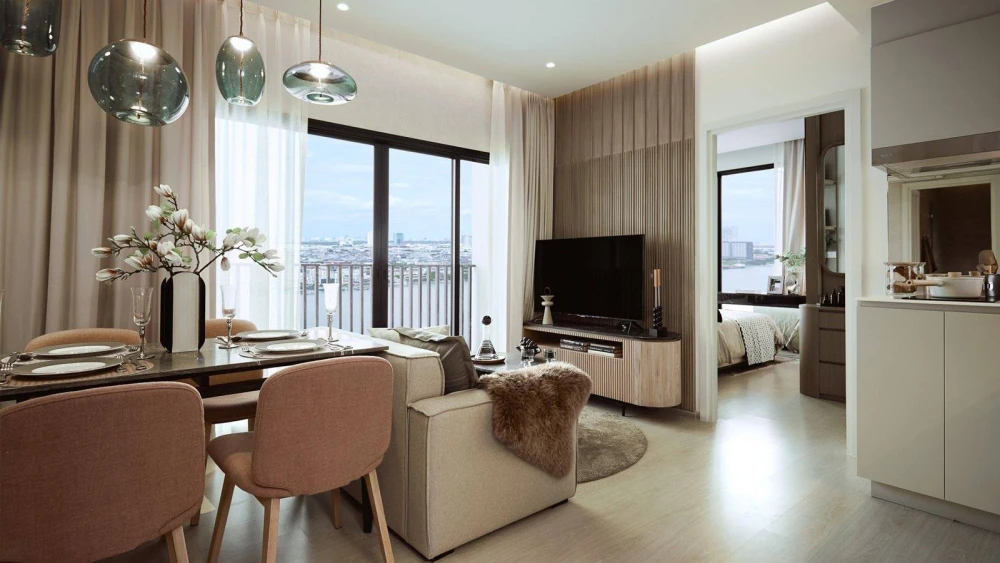Selling down payment NUE RIVEREST Ratburana, 18th floor, good project, great location, interested, reserve now.
