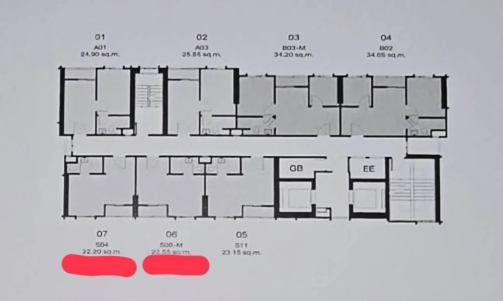 Down payment sale for NUE RIVEREST Ratburana, a nice room on the 10th floor, good location, beautiful view of the Chao Phraya River, reserve now.