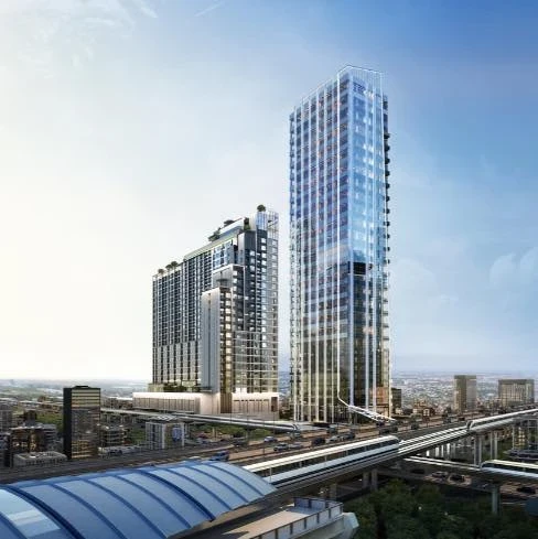 Down payment sale Origin Place Bangna 1 bedroom, 11th floor, east side, Mega Bangna view, very good price, hurry and reserve.