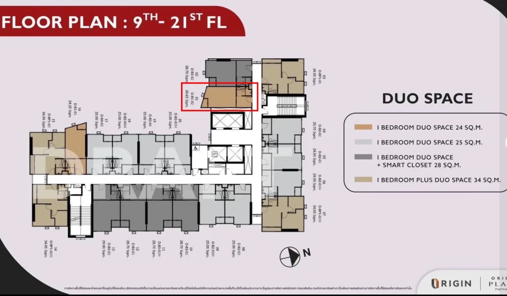 Selling a pre-sale unit at Origin Place Phetkasem, 20th floor. Excellent location and fully furnished. Don't miss out!