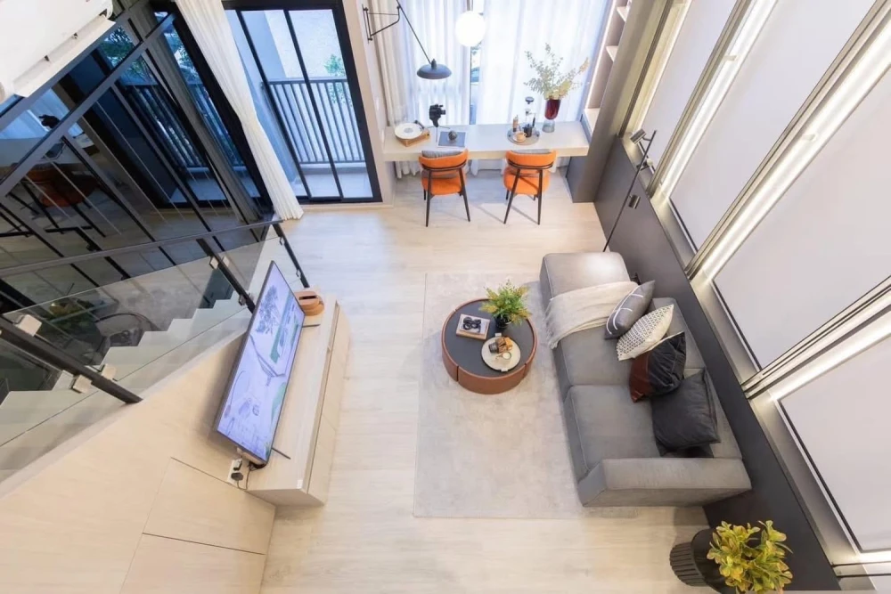 Down payment for sale: Origin Place Taopoon Interchange, 23rd floor, good project, complete common areas, reserve now.