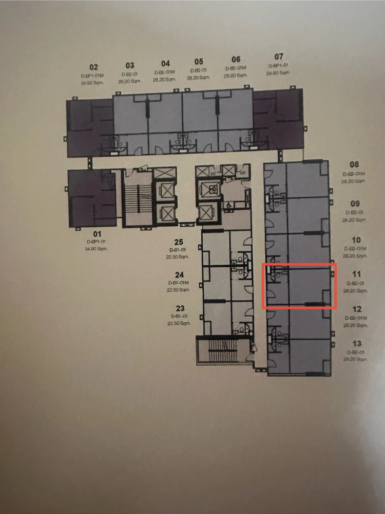 Selling down payment Origin Play Bangkhunnon Triple Station, 22nd floor, Duplex room, good project, worth living, reserve now.
