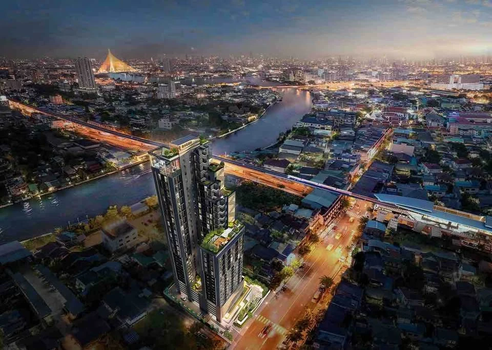 Down payment sale for Origin Play Bangkhunnon Triple Station, beautiful room, open view, pets allowed, good price + full freebies, reserve now!
