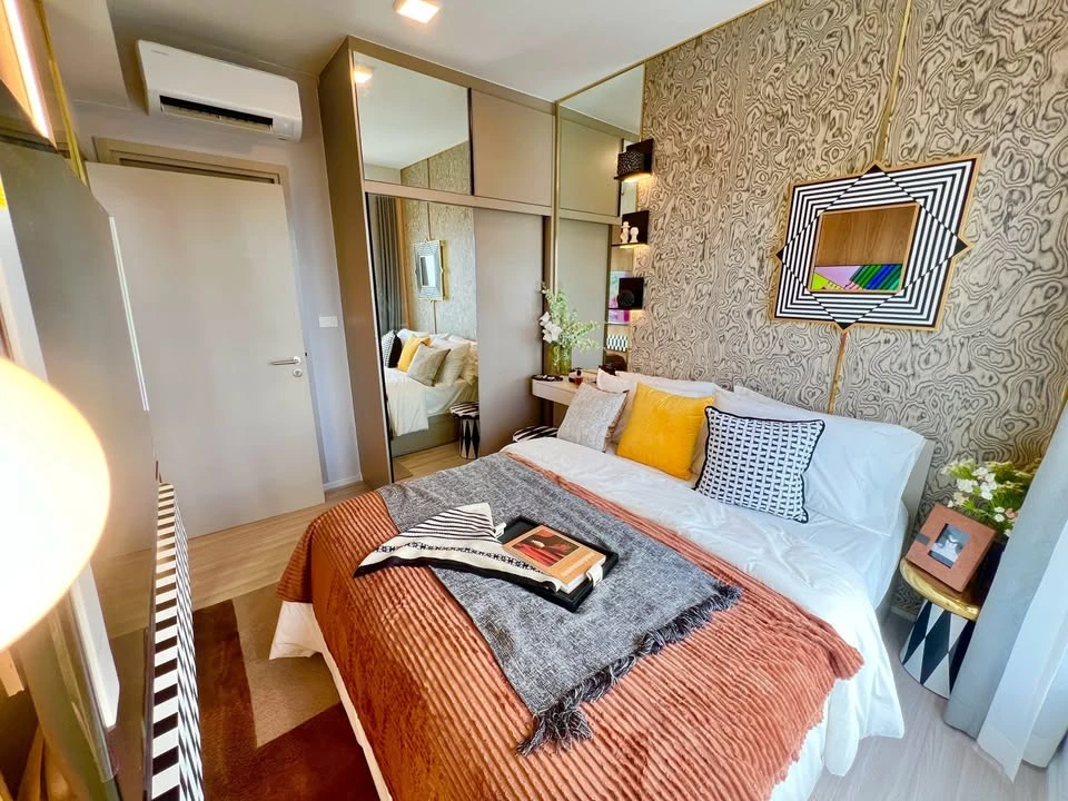Quintara My'Den Pho Nimit for sale, 18th floor, view of Wat Paknam, Phasi Charoen. Great price, you must hurry and reserve now.