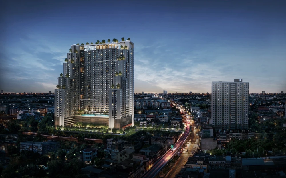 Selling down payment The Livin Ramkhamhaeng 17th floor, beautiful view, good project, book now, don't miss it.