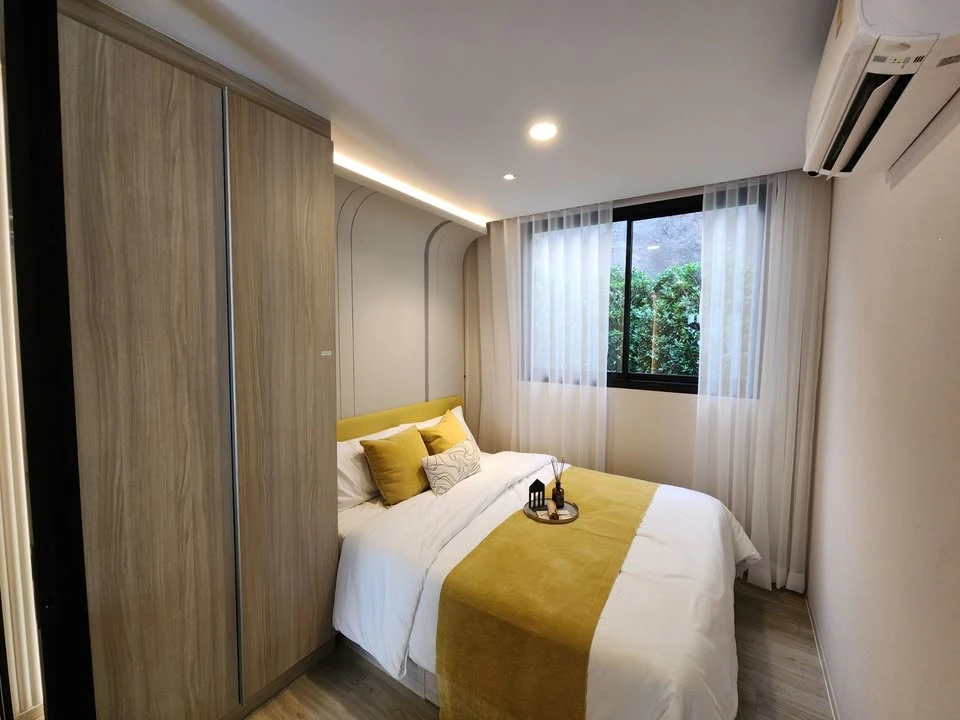 Selling down payment The Origin Bang Khae, the room is in a very good location, located at the corner, empty room, no furniture, those who like to dec