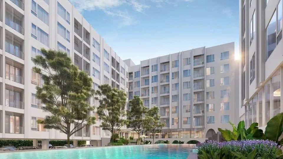 Selling down payment for The Origin Phahon Yothin 57, pets allowed, kitchen attached to balcony, near fire exit, room facing north, very attractive fo