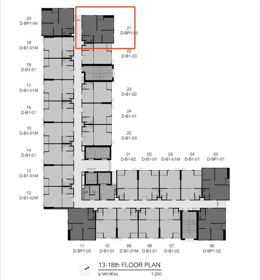 Selling down payment The Origin Pinklao, 16th floor, Duplex room, balcony facing north. Interested in owning, reserve now.