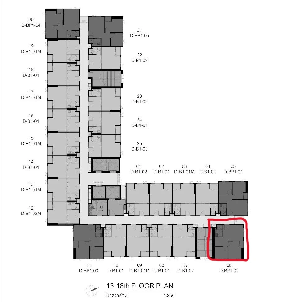 Selling down payment for The Origin Pinklao, 20th floor, good room location, nice location, book now, don't miss out.