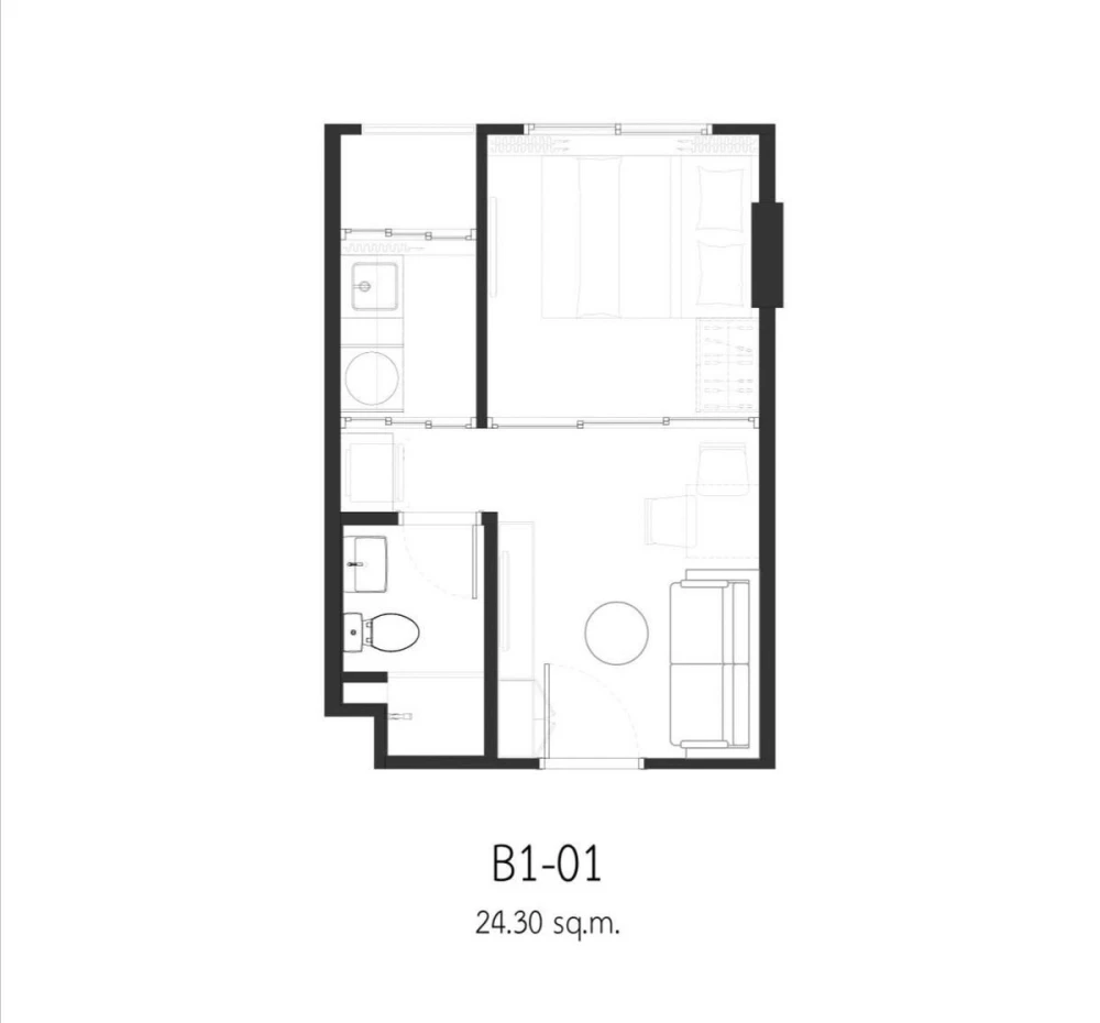 Selling down payment for The Origin Setthabut Station. Prime location, surrounded by all amenities, and extremely convenient transportation. Book now!