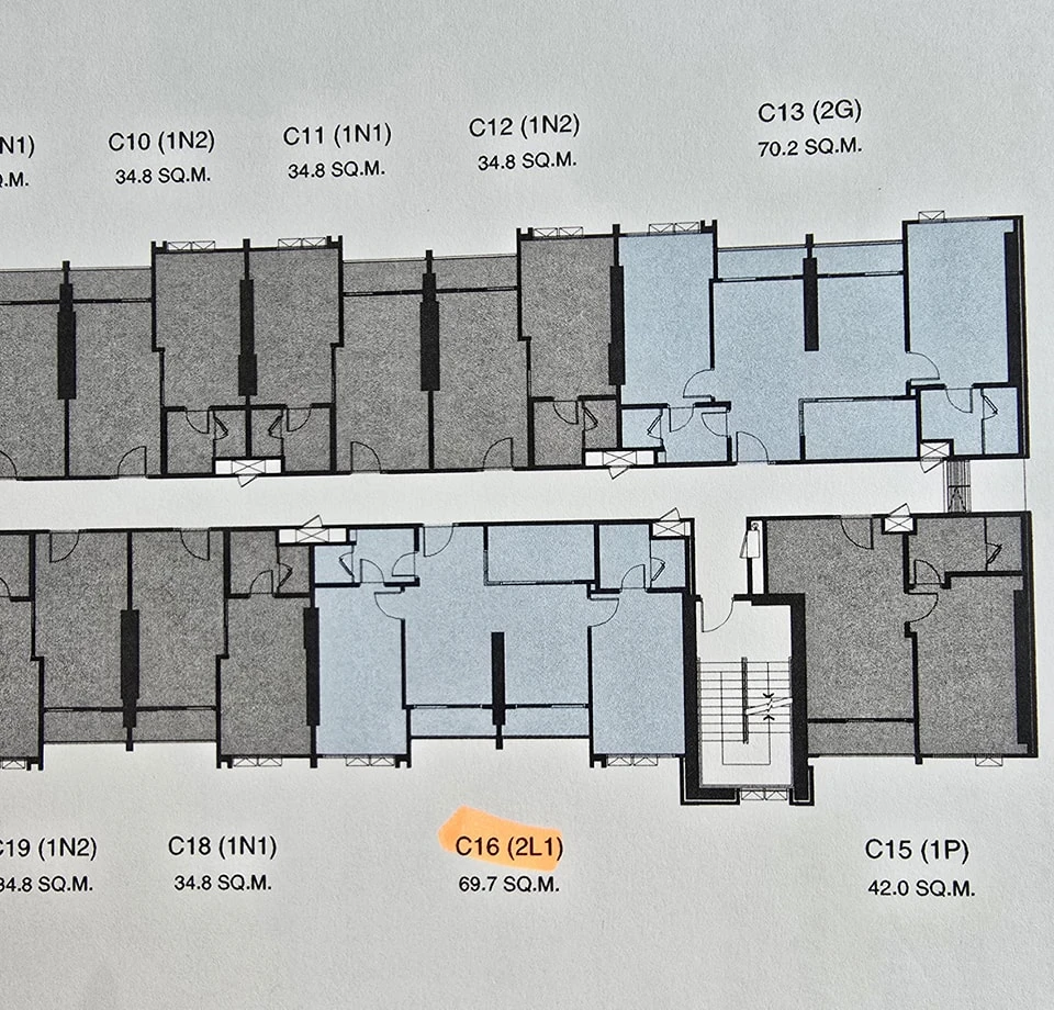 Selling down payment Wan Vayla Na Chaopraya, 22nd floor, city view, no buildings blocking, interested in booking now, don't miss out.