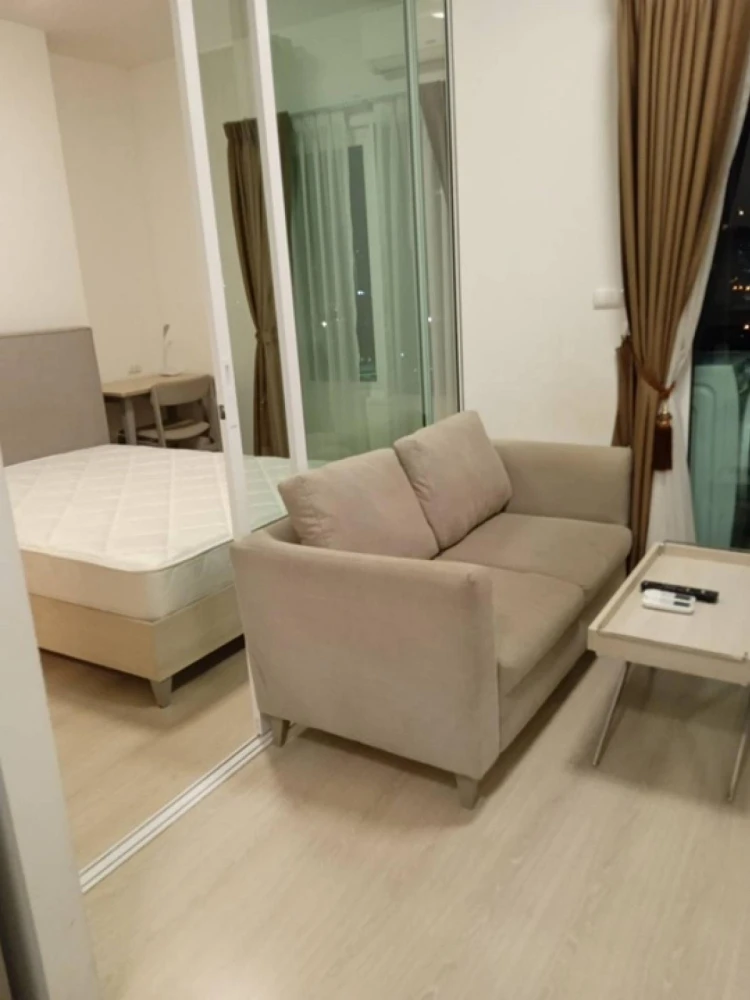 Urgent sale!! Condo Chapter One Eco Ratchada-Huai Khwang, 19th floor, Building C, city view, comfortable eyes, fully furnished, don't miss it!!