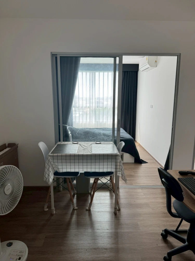 Condo for urgent sale, Flexi Tao Poon-Interchange project, 5th floor, Building A, residential view, no obstruction, no hot sun, quiet, reserve now.