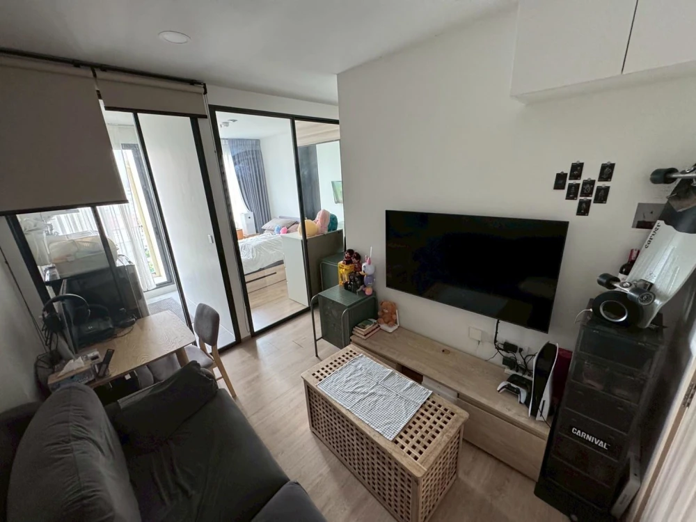 Urgent sale!! Condo Chivathai Kaset Nawamin, 9th floor, city view, fully furnished, good price, don't miss it!!