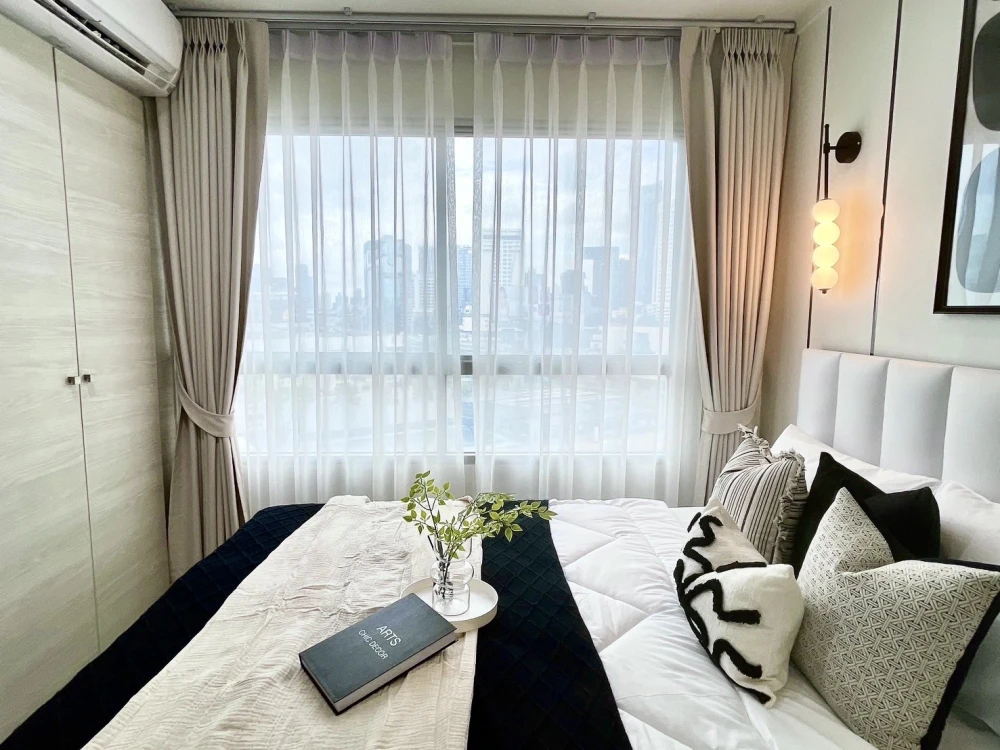 Urgent sale!! Lumpini Park Rama 9-Ratchada Condo, 7th floor, Building A, beautiful unit, fully furnished, ready to move in. Don't miss out!!