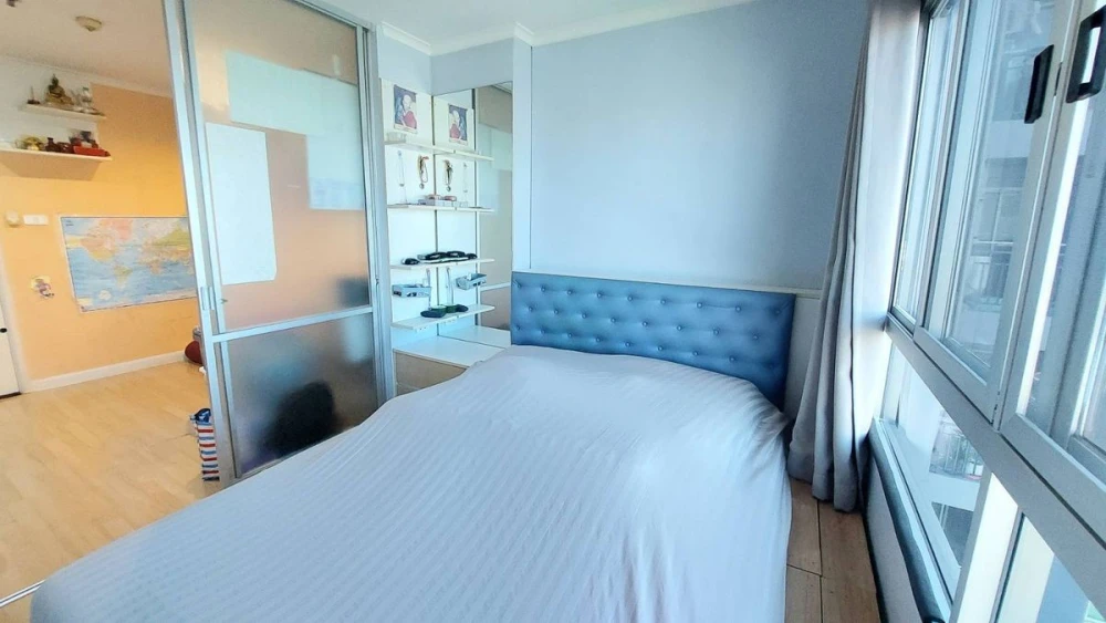 Urgent sale!! Lumpini Ville Rat Burana-Riverview condo, 28th floor, Building A, city view, fully furnished room, ready to move in, hurry and book now!