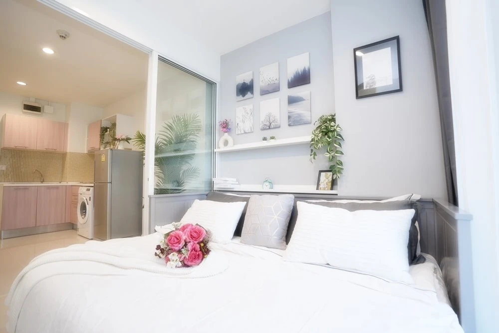 Urgent sale!! Condo The Mark Ratchada - Airport Link, 9th floor, beautiful room, ready to move in, good price, hurry to book now!!