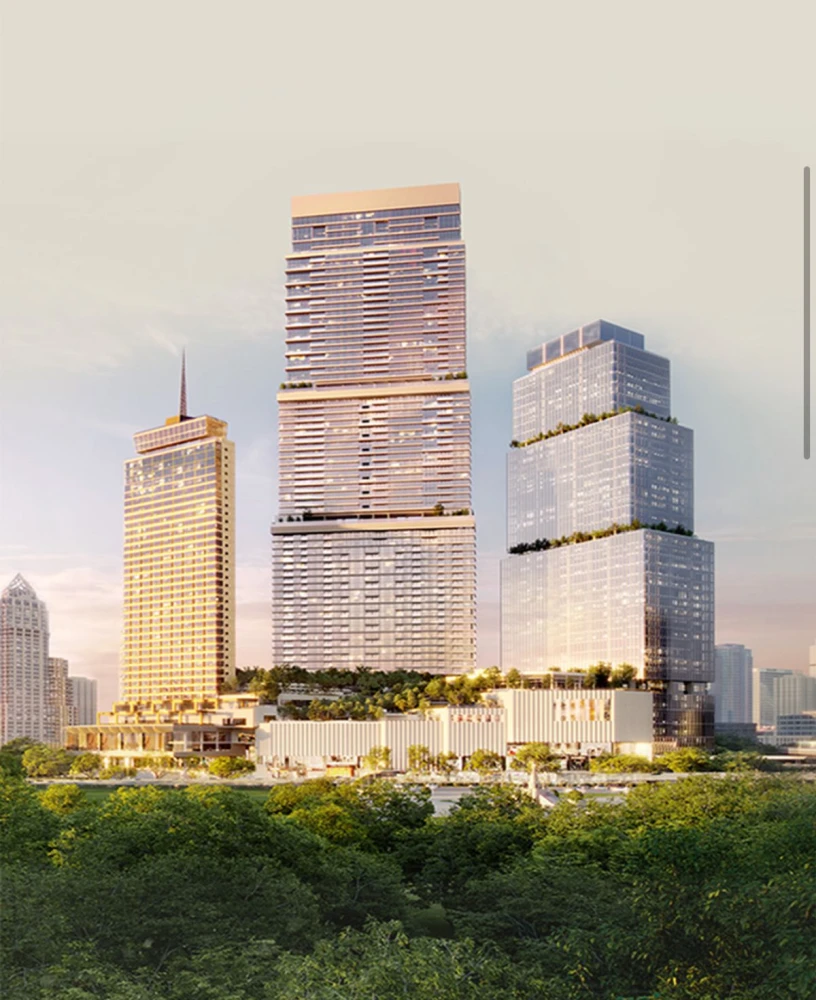 Urgent sale!! The Residences at Dusit Central Park, 25th floor, corner room, city view, ready to move in, hurry up and book now, don't miss out!!