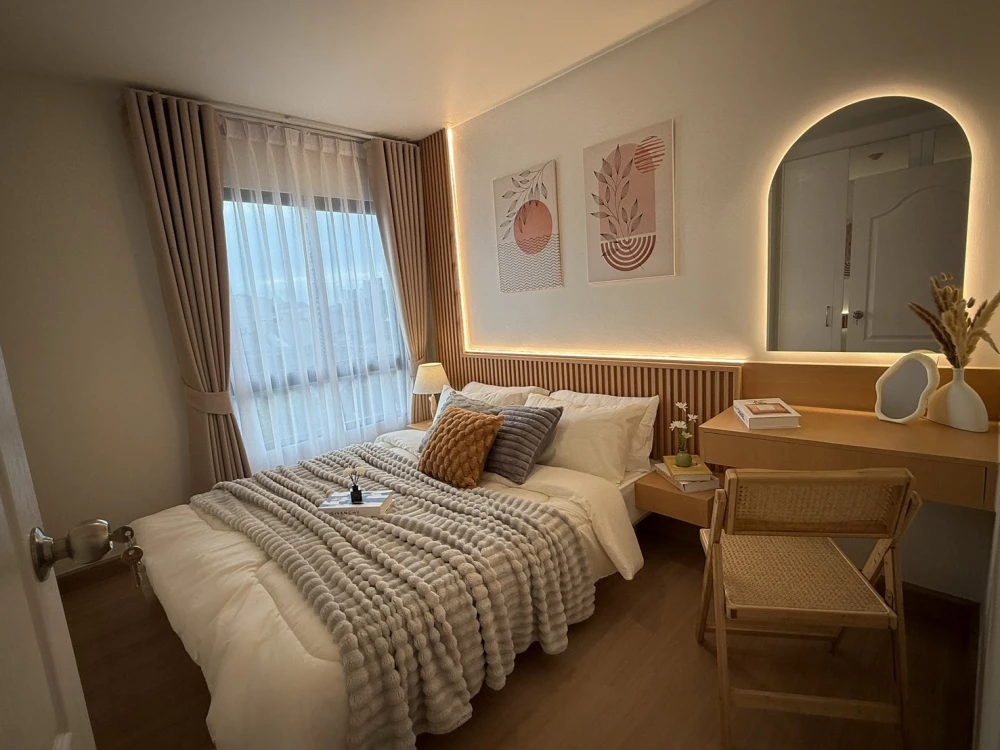 Urgent sale!! ICONDO Sukhumvit 105, 4th floor, Building A3. Fully furnished, ready to move in. Reserve now!!