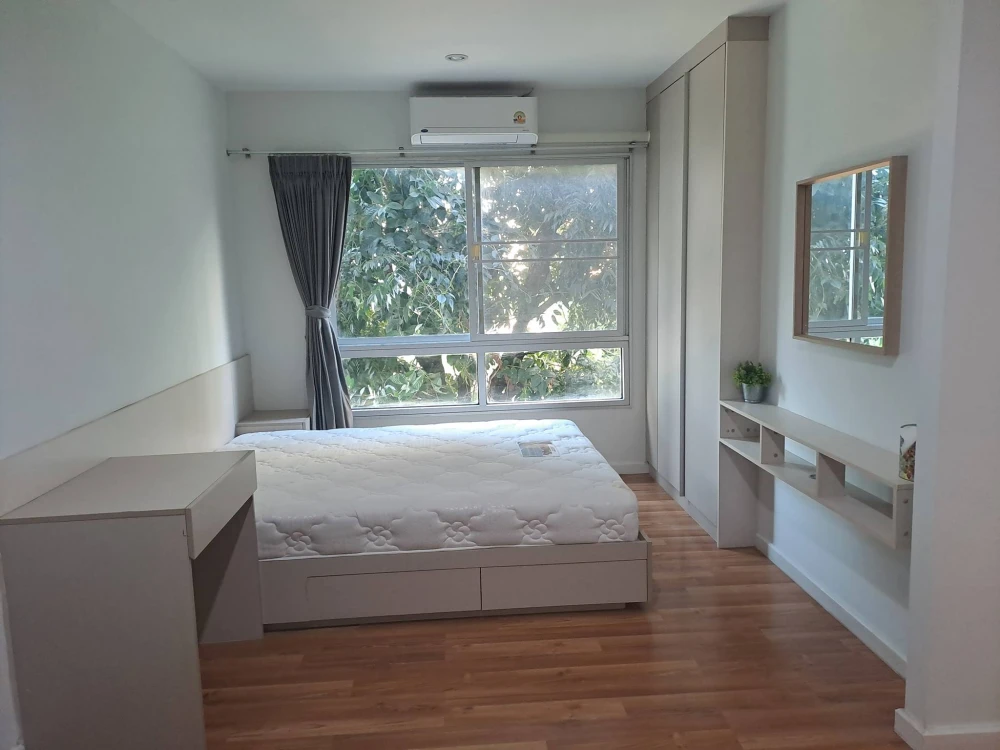 V Condo Ladkrabang for sale. Ready to move in, 2nd floor, garden view. Comes with amenities. Buy now! Don't miss out!