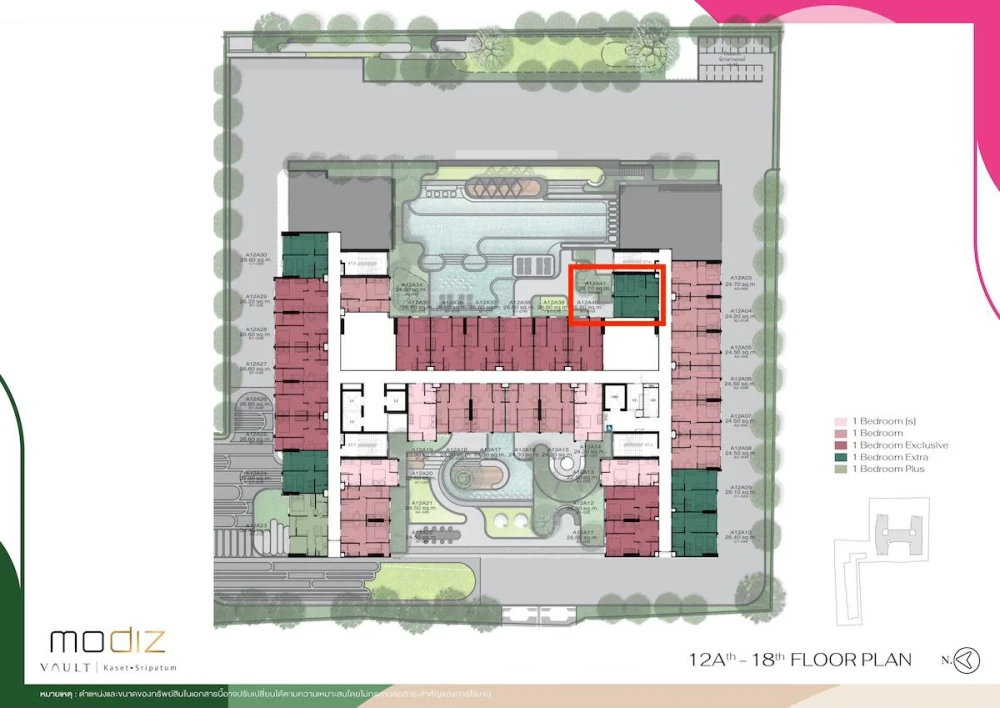 Down payment sale for Modiz Vault Kaset Sripatum, a great project with complete common areas. If interested, hurry and reserve now.