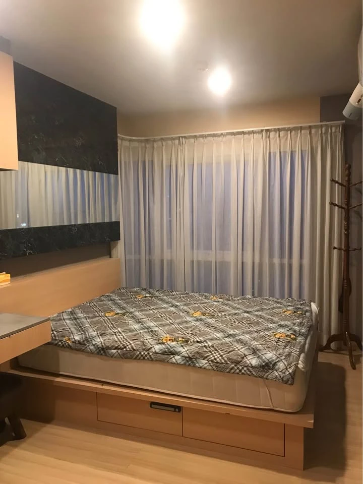 For sale and rent: Bangkok Horizon Ratchada-Tha Phra, beautiful room, built-in furniture throughout the room, don't miss out.