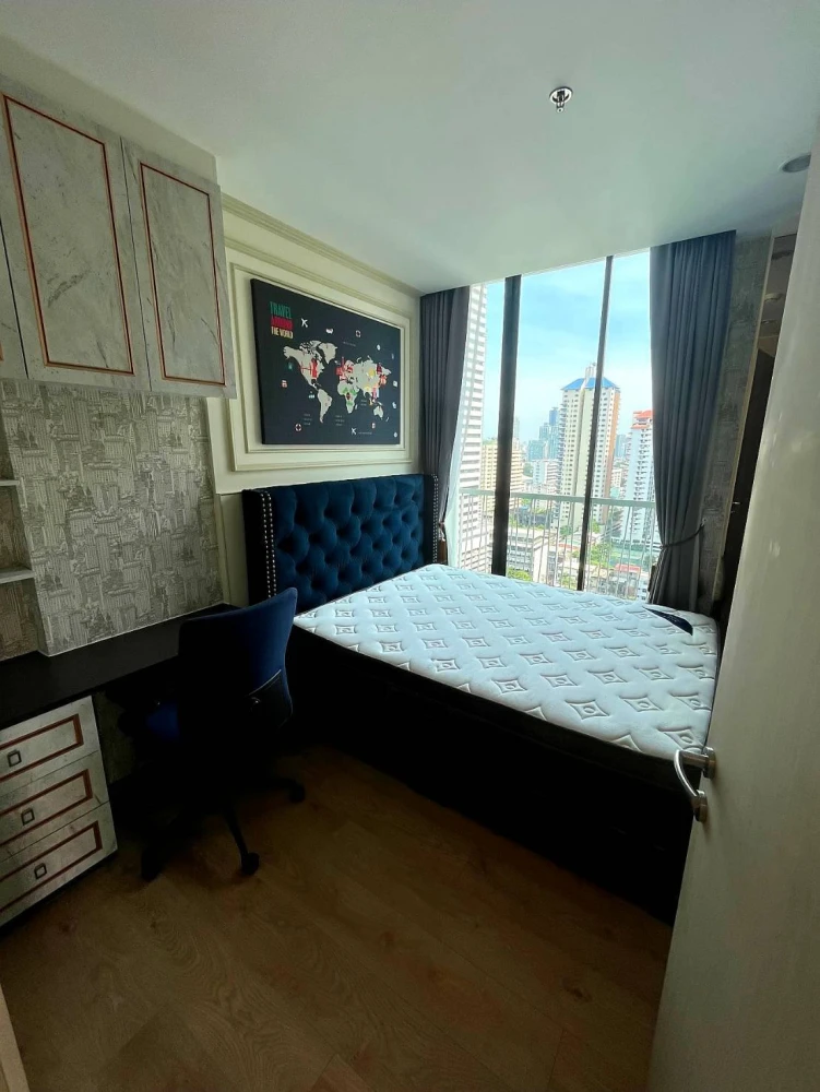 For sale/rent Noble Recole Sukhumvit 19, ready to move in, fully furnished, built-in furniture throughout the room, book now, last room++