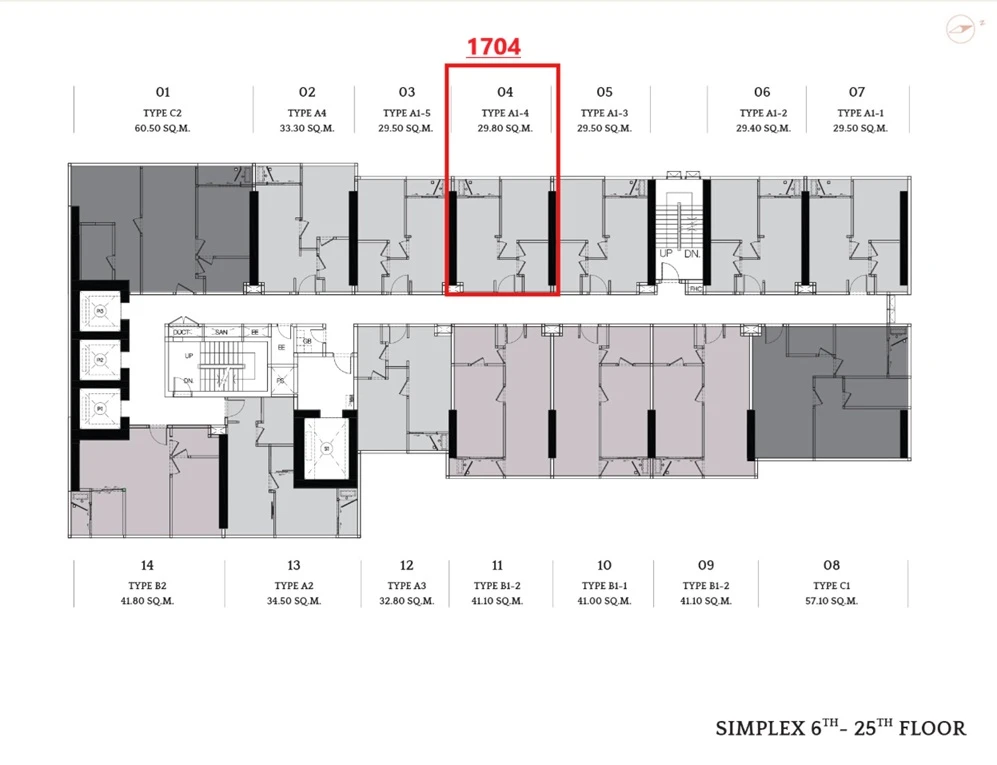 Selling Cloud Residence Sukhumvit 23. Beautiful unit with unobstructed view overlooking Terminal 21. Excellent natural light and ventilation. Very com