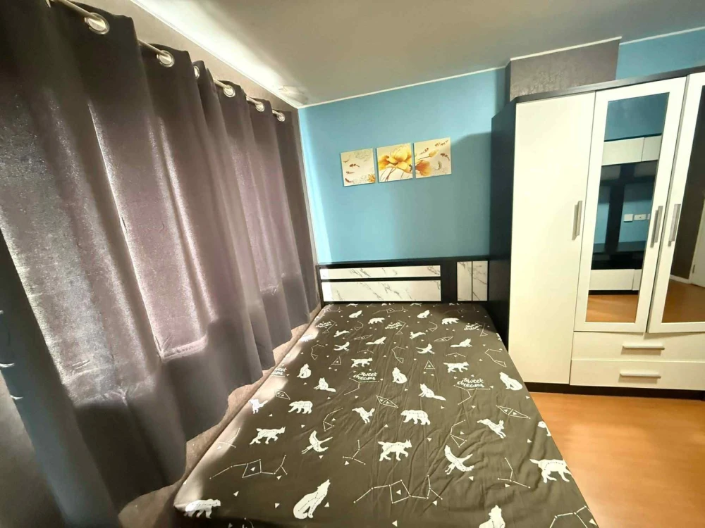 Condo for sale, Lumpini Township Rangsit, Khlong 1, Building B7, 8th floor, free furniture included, reserve now!
