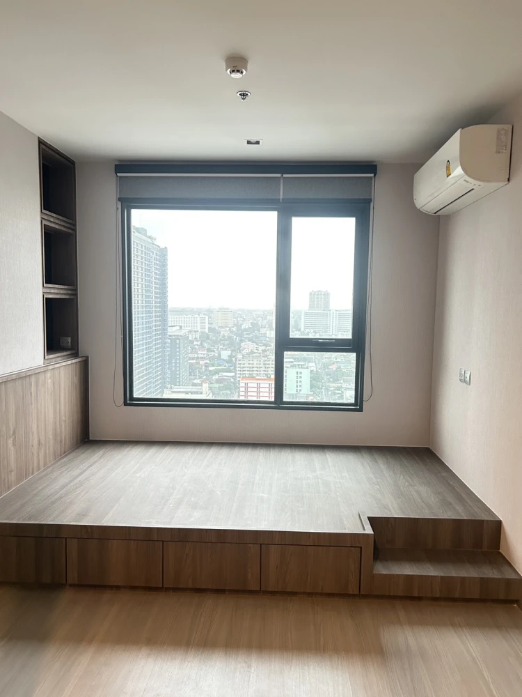 Condo for sale, Life Ladprao, 23rd floor, fully furnished with high-quality materials, built-in wardrobe, bed, ready to move in.